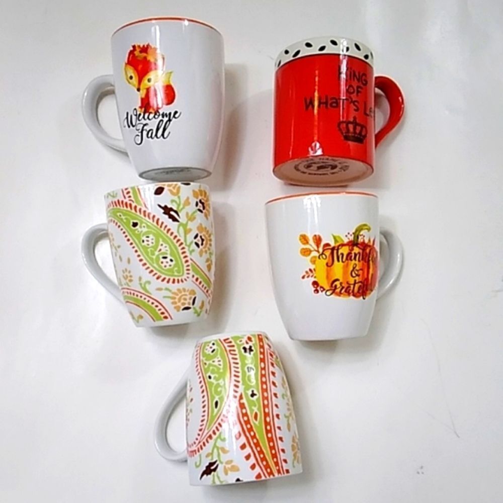 Of Lot 5 Five Coffee Cups Vintage FIRM PRICE